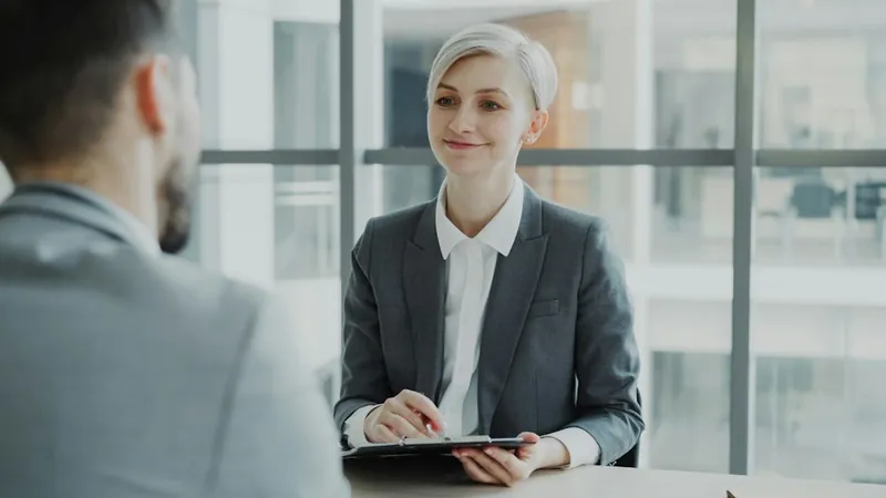Founder interviewing a candidate for a customer success role
