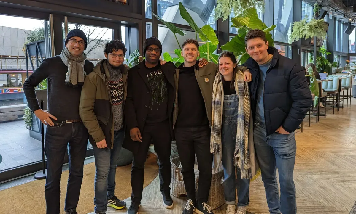 Starla team members at Paddington Basin, London